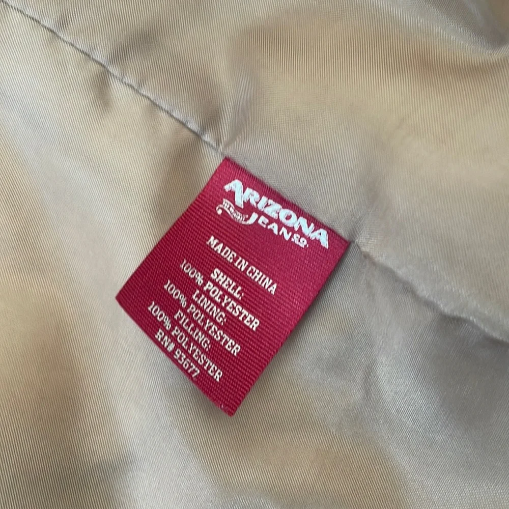 Arizona Jeans Tan Quilted Puffer Vest - Picture 5 of 6